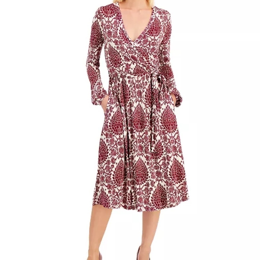 Max Mara Weekend Max Mara Susa Printed Paisley Long Sleeve Dress SIZE SMALL